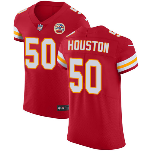 Nike Chiefs #50 Justin Houston Red Team Color Men's Stitched NFL Vapor Untouchable Elite Jersey - Click Image to Close
